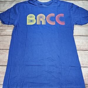 Black Rifle Coffee Company BRCC Neon Sign Logo T-Shirt Royal Blue Men's Med NEW